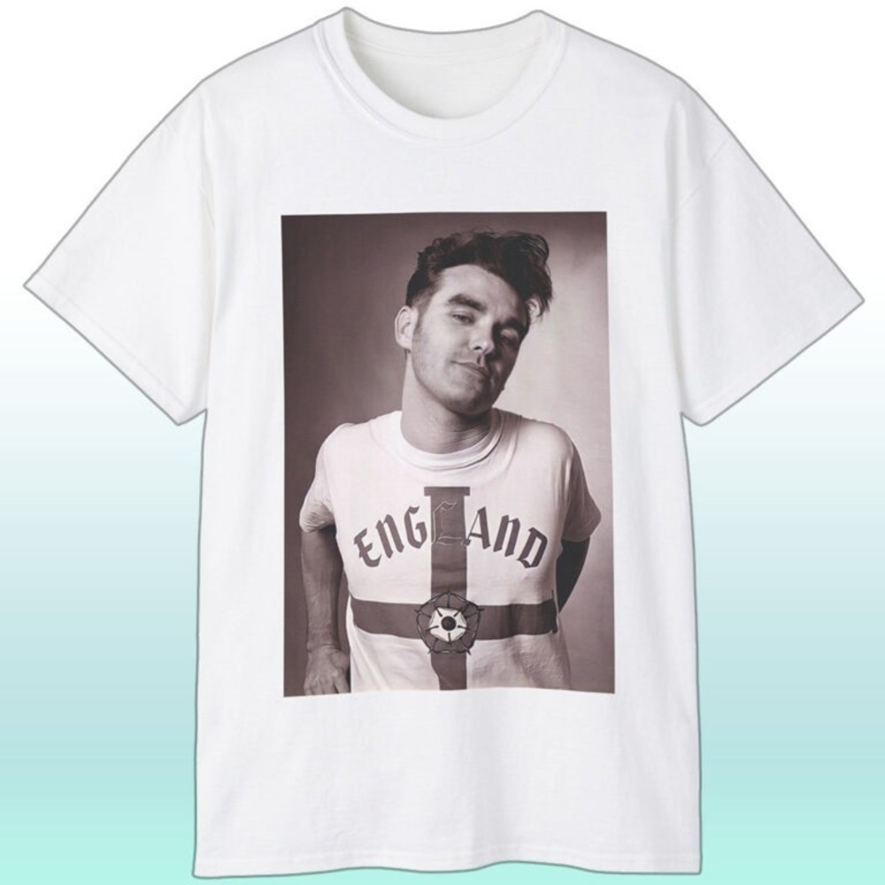 Vtg Style Morrissey England Shirt
